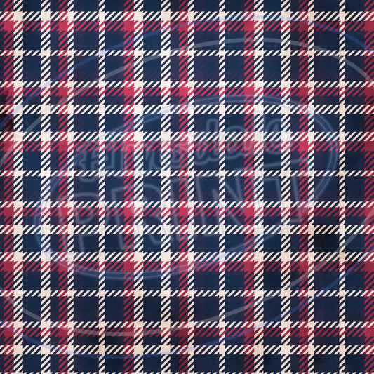 Red Blue Fade 009 Printed Pattern Vinyl