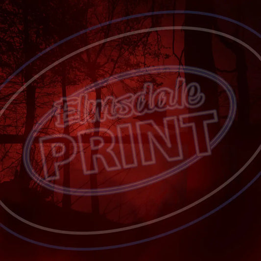 Red Goth Forest 003 Printed Pattern Vinyl