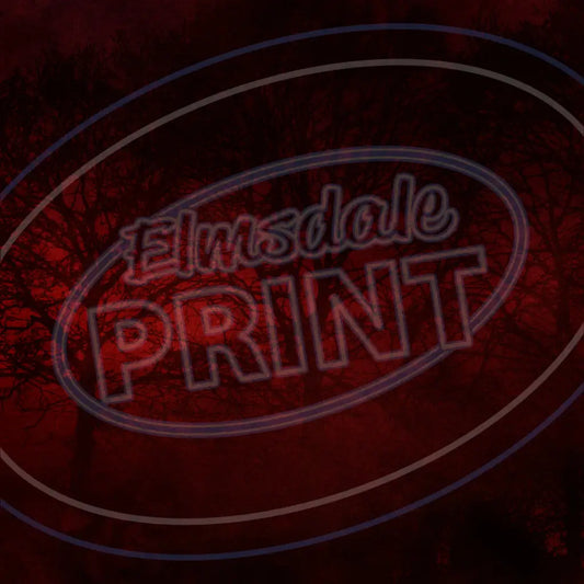 Red Goth Forest 006 Printed Pattern Vinyl
