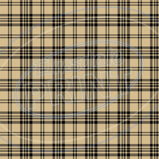 Red & Tan Plaid 011 Printed Pattern Vinyl
