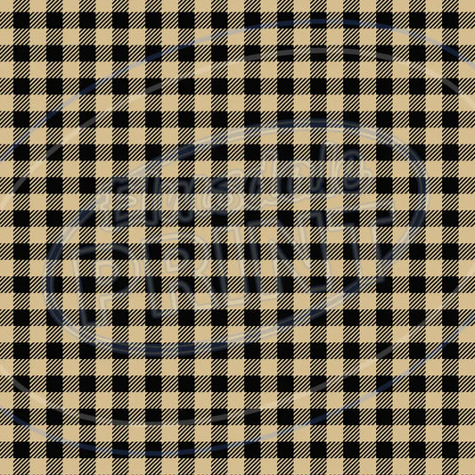 Red & Tan Plaid 015 Printed Pattern Vinyl