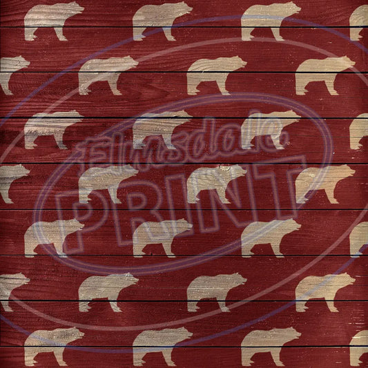 Rustic Lumberjack 008 Printed Pattern Vinyl