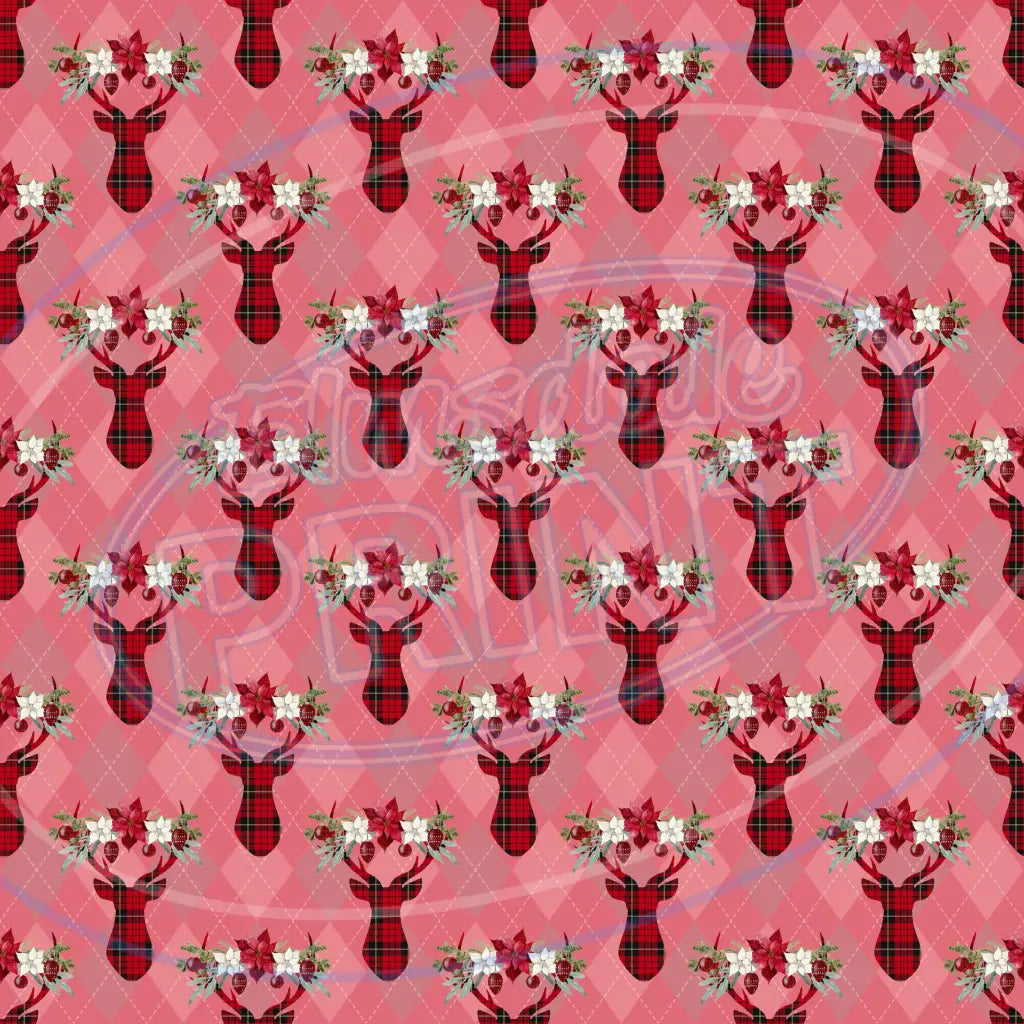 Rustic Red 007 Printed Pattern Vinyl