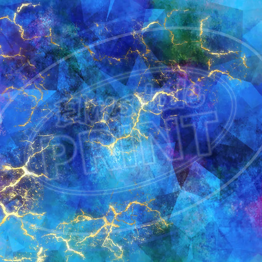 Sapphire Gold 007 Printed Pattern Vinyl