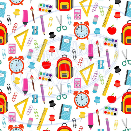 School Supplies 003 Printed Pattern Vinyl