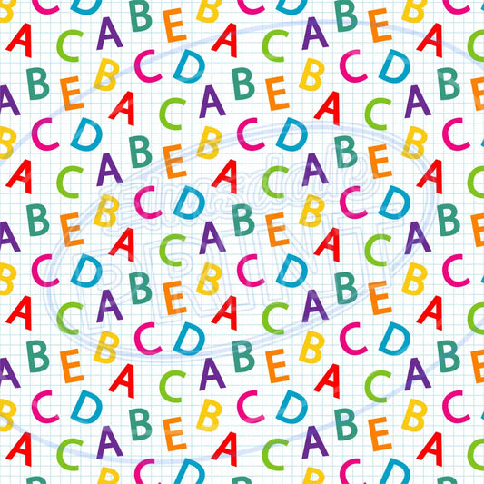 School Supplies 007 Printed Pattern Vinyl