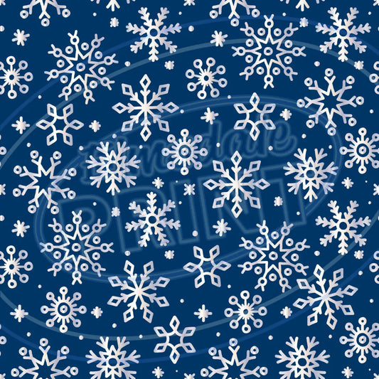 Snowflake Shimmer 001 Printed Pattern Vinyl