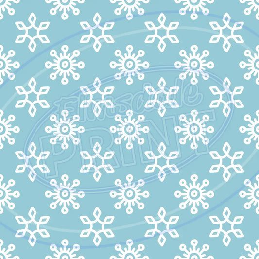 Snowflake Shimmer 008 Printed Pattern Vinyl