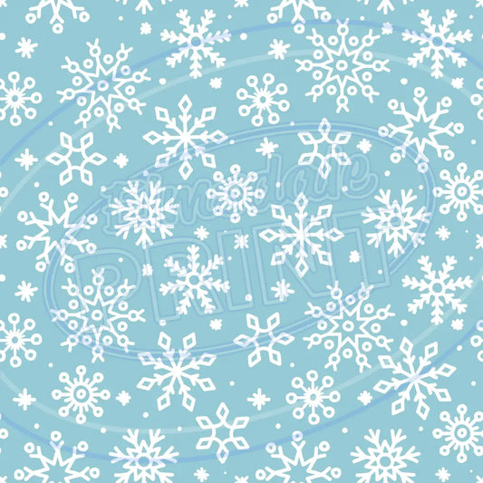 Snowflake Shimmer 011 Printed Pattern Vinyl