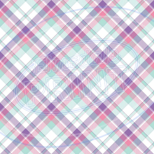 Spring Plaid 001 Printed Pattern Vinyl
