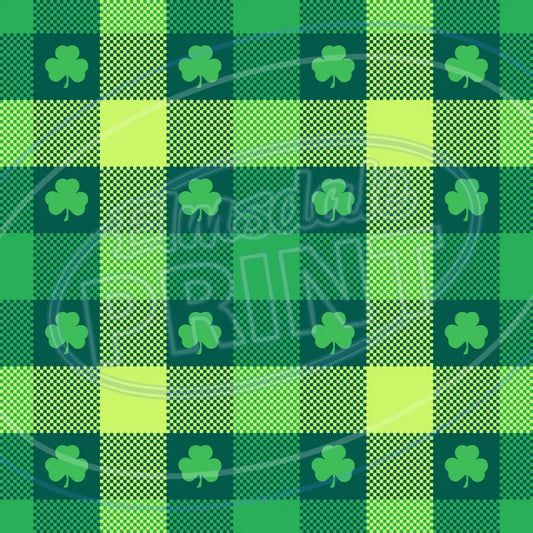St. Pattys Plaid 001 Printed Pattern Vinyl