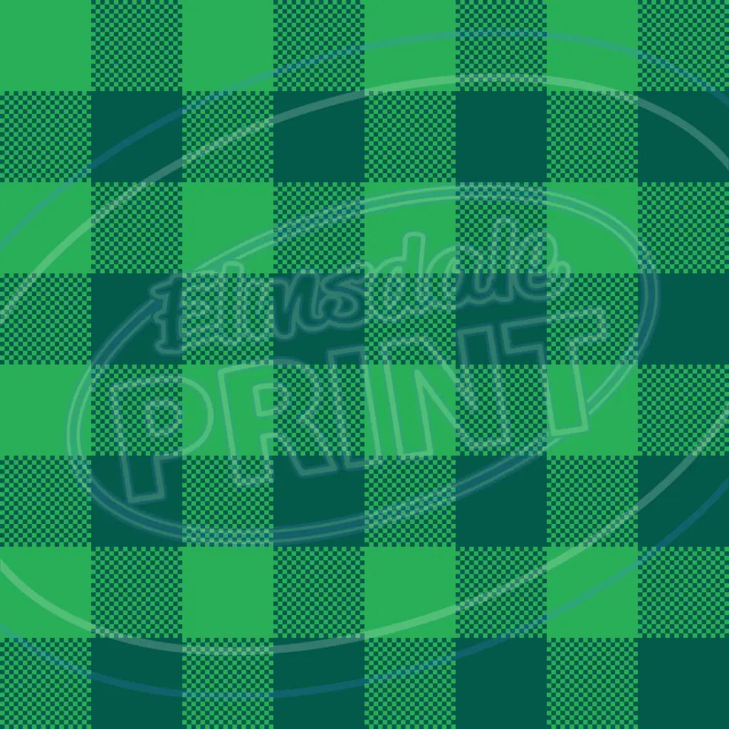 St. Pattys Plaid 002 Printed Pattern Vinyl