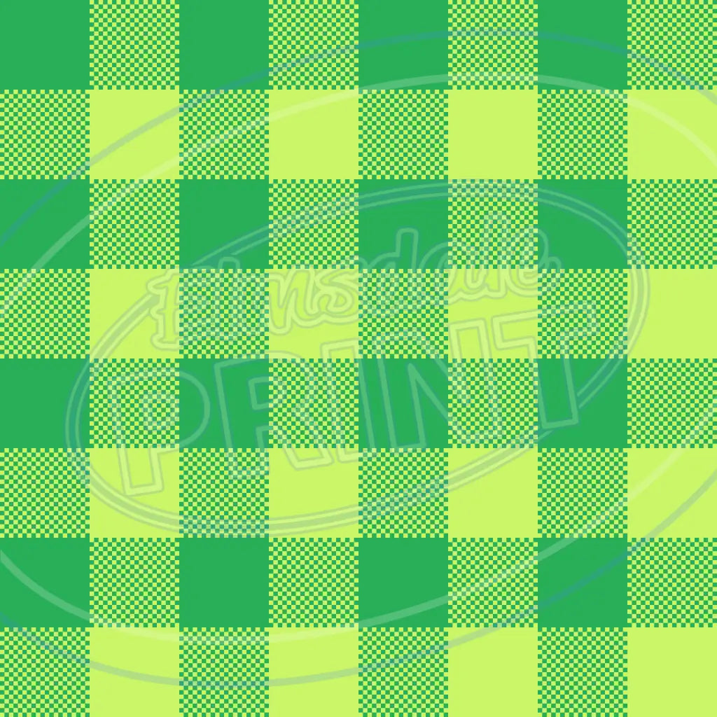 St. Pattys Plaid 003 Printed Pattern Vinyl