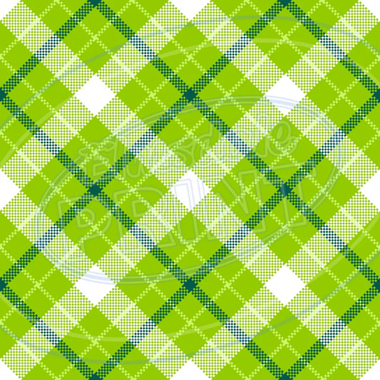 St. Pattys Plaid 005 Printed Pattern Vinyl