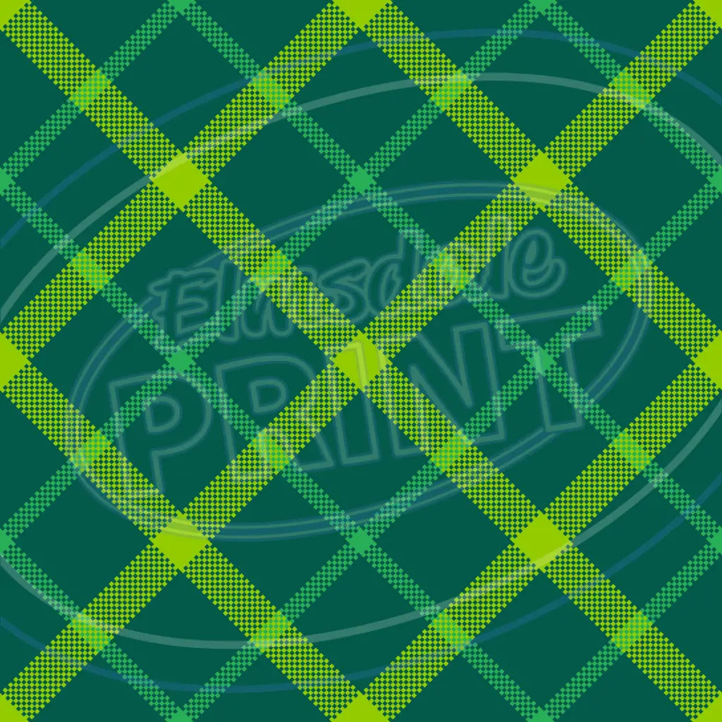 St. Pattys Plaid 008 Printed Pattern Vinyl