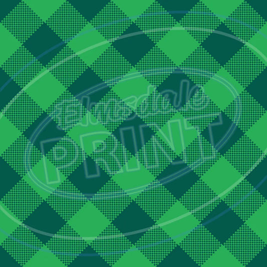 St. Pattys Plaid 009 Printed Pattern Vinyl