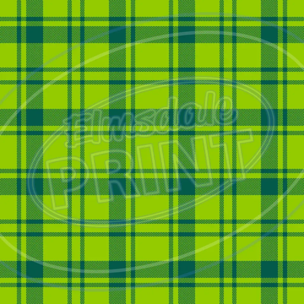 St. Pattys Plaid 016 Printed Pattern Vinyl