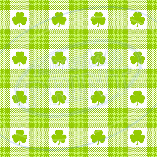 St. Pattys Plaid 017 Printed Pattern Vinyl