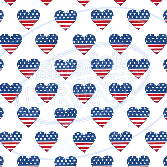 Stars & Stripes 006 Printed Pattern Vinyl