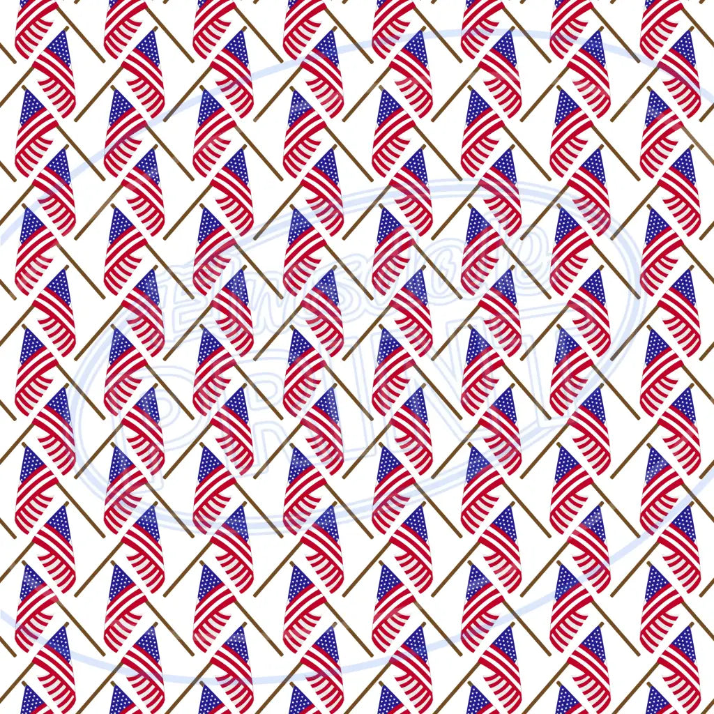 Stars & Stripes 012 Printed Pattern Vinyl