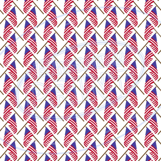 Stars & Stripes 012 Printed Pattern Vinyl