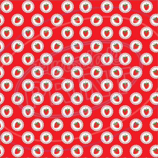 Strawberry Picnic 001 Printed Pattern Vinyl
