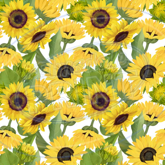 Sunny Sunflower 004 Printed Pattern Vinyl