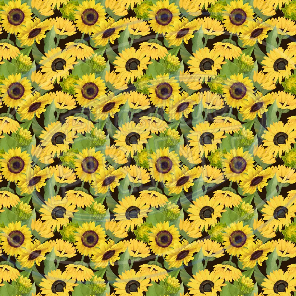 Sunny Sunflower 005 Printed Pattern Vinyl