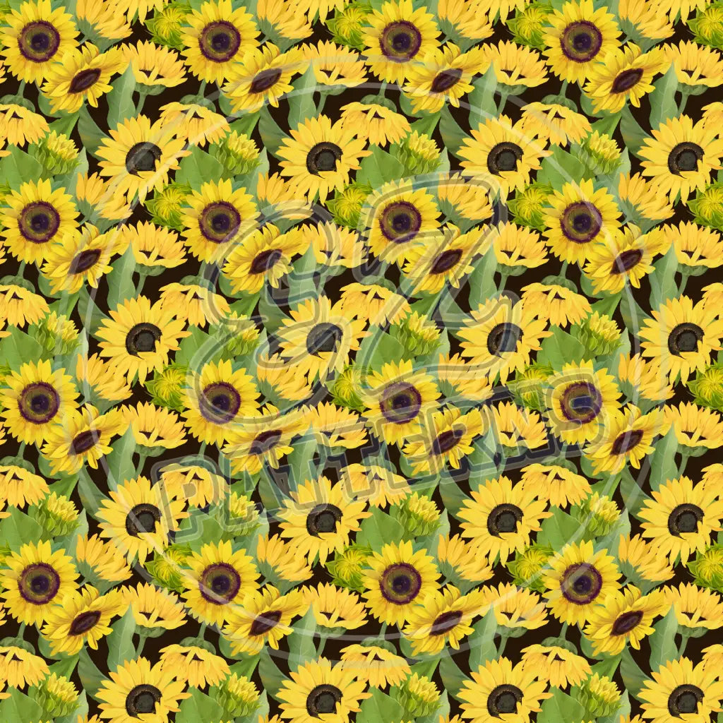 Sunny Sunflower 005 Printed Pattern Vinyl