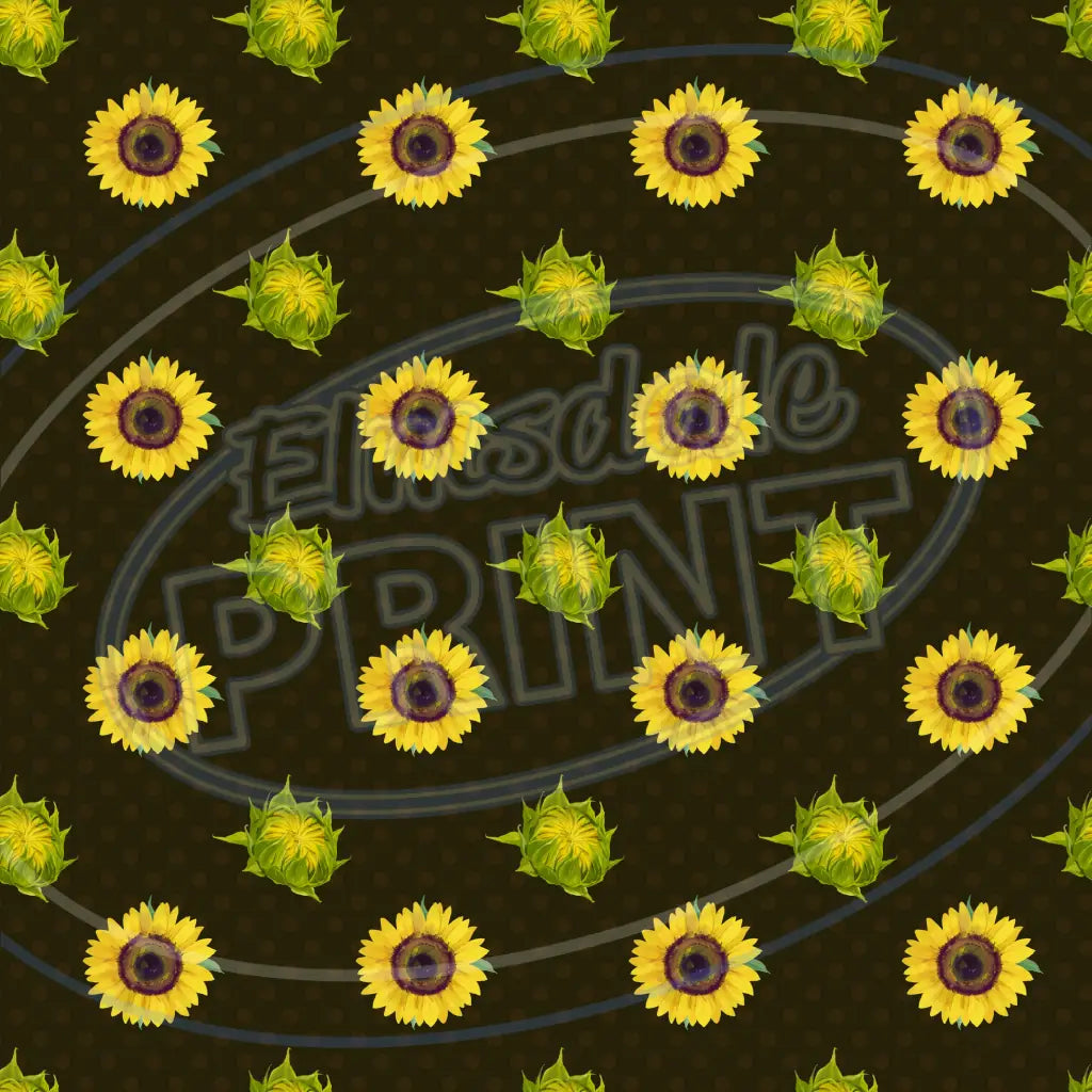 Sunny Sunflower 007 Printed Pattern Vinyl