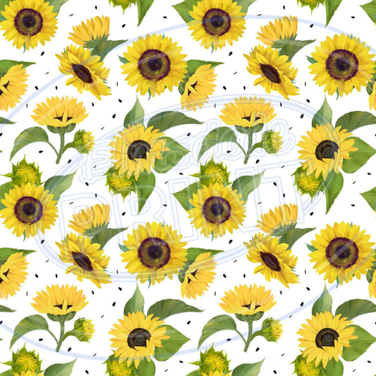 Sunny Sunflower 009 Printed Pattern Vinyl