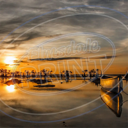 Sunset Sea 002 Printed Pattern Vinyl