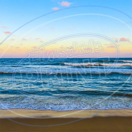 Sunset Sea 004 Printed Pattern Vinyl