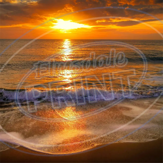Sunset Sea 012 Printed Pattern Vinyl