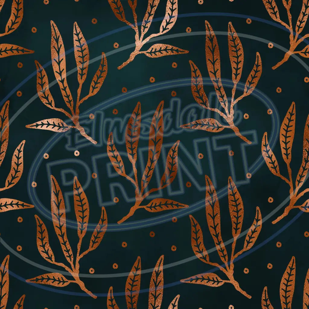 Teal Copper 016 Printed Pattern Vinyl