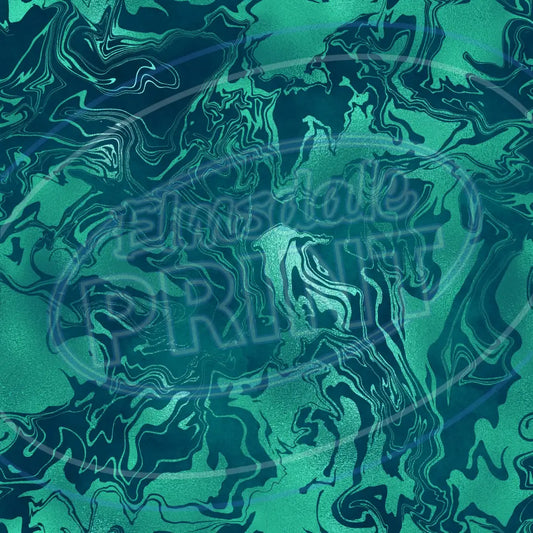 Teal Gold 005 Printed Pattern Vinyl