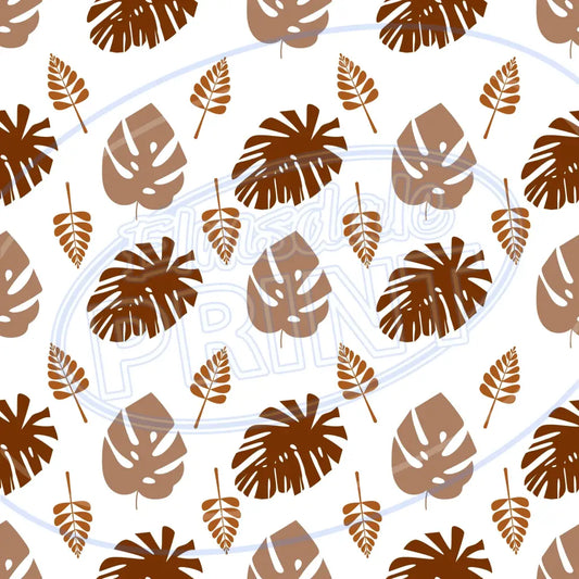 Terra Cotta Leaves 012 Printed Pattern Vinyl