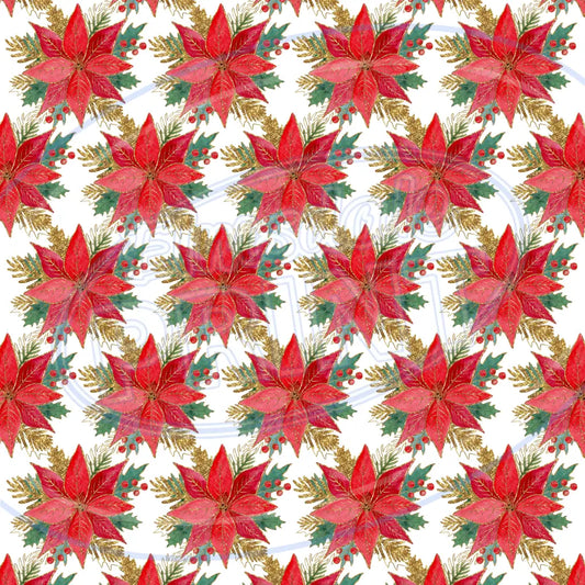 Traditional Christmas 003 Printed Pattern Vinyl