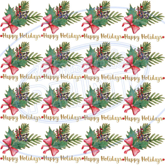 Traditional Christmas 008 Printed Pattern Vinyl