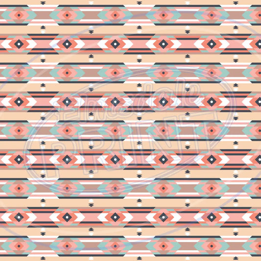 Tribal Blush 011 Printed Pattern Vinyl
