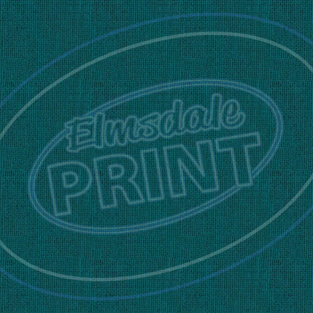 Turquoise Burlap 004 Printed Pattern Vinyl
