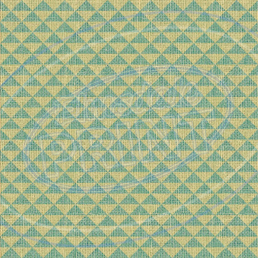 Turquoise Burlap 005 Printed Pattern Vinyl