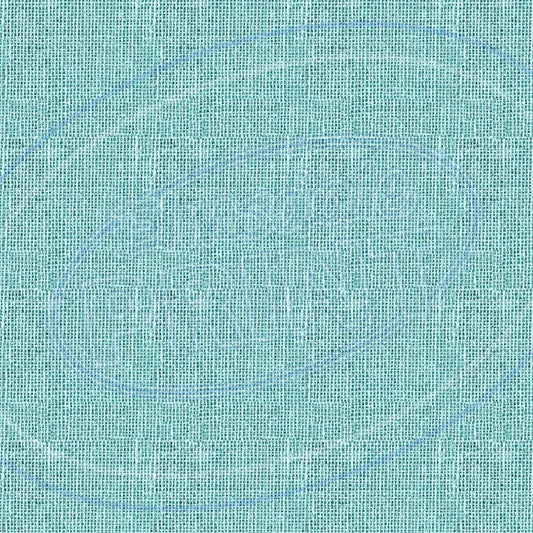 Turquoise Burlap 010 Printed Pattern Vinyl