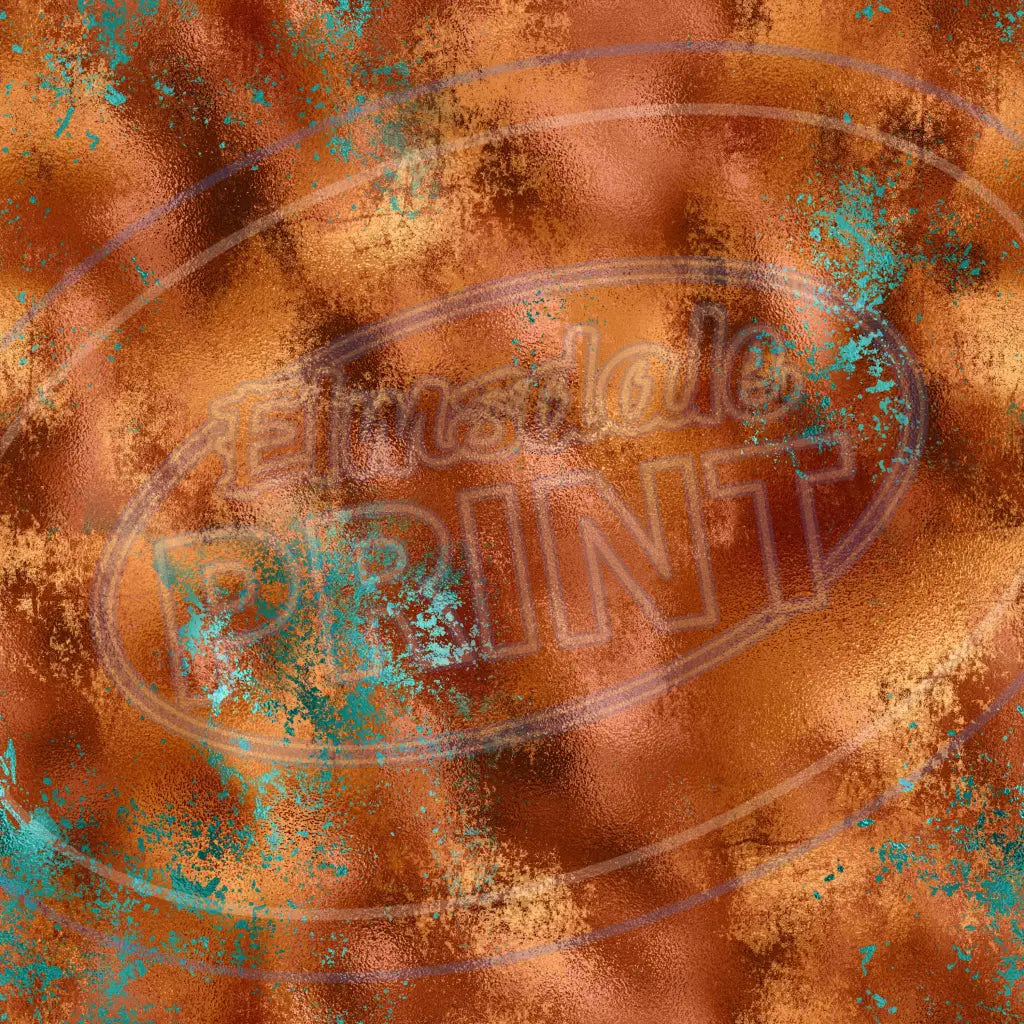 Turquoise Copper 016 Printed Pattern Vinyl