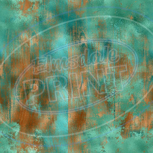 Turquoise Copper 018 Printed Pattern Vinyl