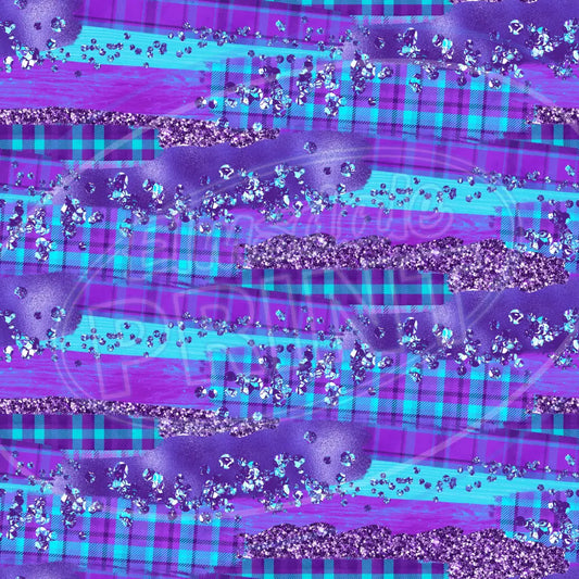 Ultraviolet Flannel 002 Printed Pattern Vinyl