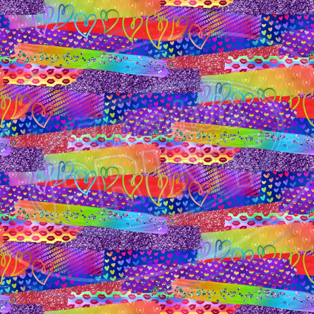 Valentine Pride 008 Printed Pattern Vinyl