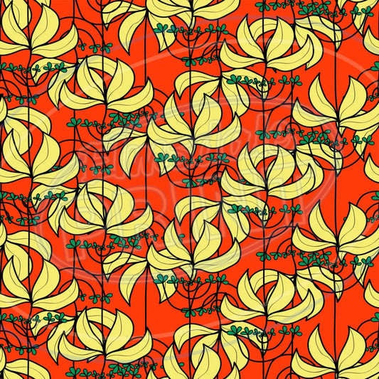 Vibrant Floral 001 Printed Pattern Vinyl
