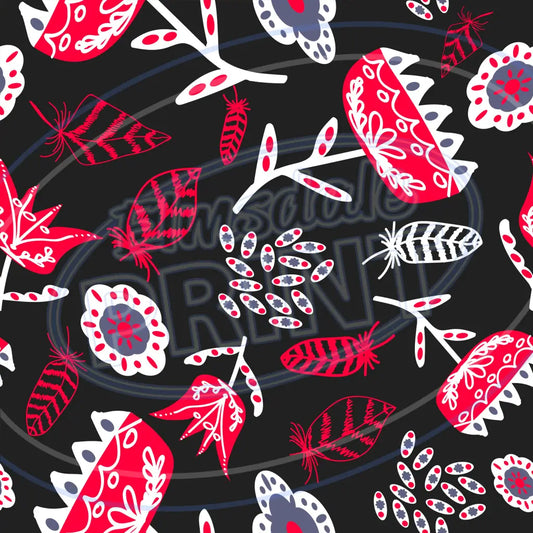 Vibrant Floral 007 Printed Pattern Vinyl