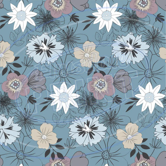 Vintage Bloom 009 Printed Pattern Vinyl